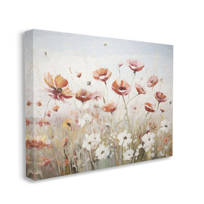 «Dynamic Poppy Meadow», art mural sur toile par Ramona Murdock