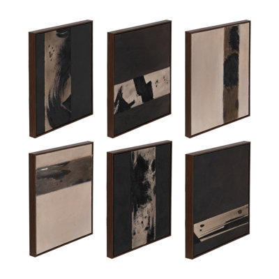Linus 6-Piece Hand-Painted Painting Set