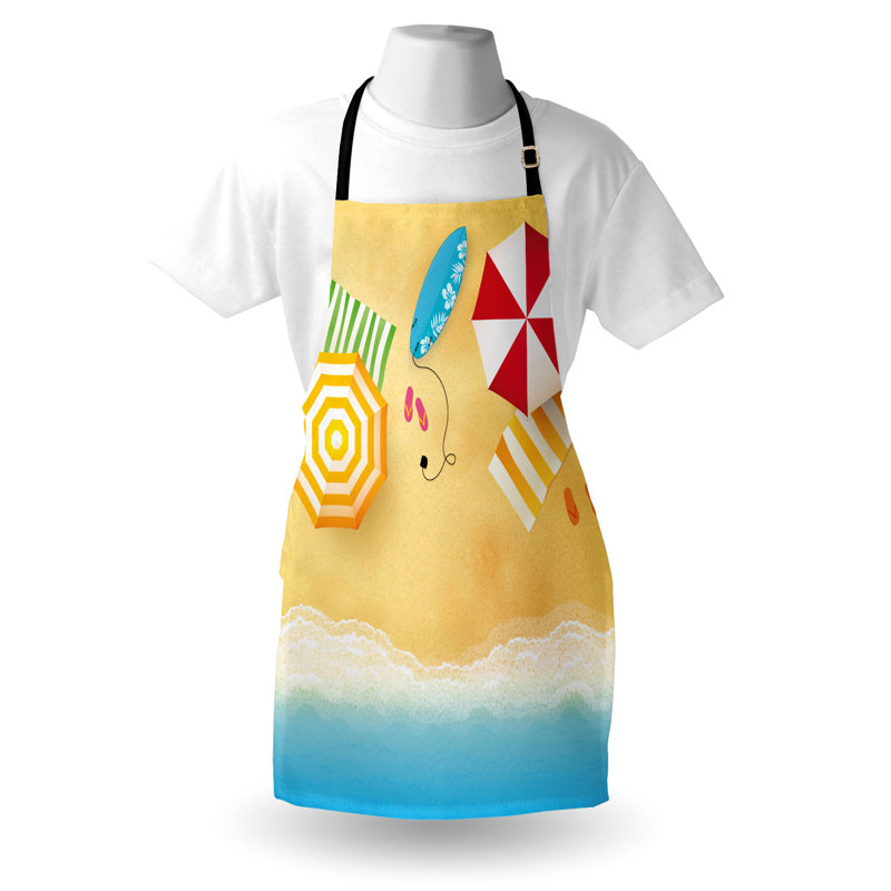 No Pattern Bib Apron