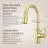 Pull Down Single Handle Kitchen Faucet-90212882