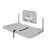  Foundations Elements Horizontal Wall Mounted Baby Changing Station & Liner Dispenser - Light Gray-108206268