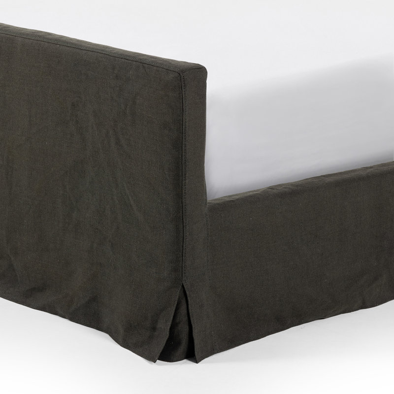 Daphne Upholstered Bed, Queen, Brussels Pine