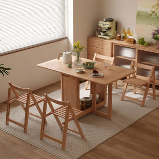 Solid Wood Folding Dining Table