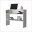 Console blanche avec rangement ouvert-1327346513