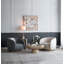 Porte-bougie effilé en verre noir et transparent - 2 po x 2 po x 8 po - noir, transparent
