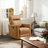 31.5" Wide Modern Comfortable Swivel And Rocker Manual Recliner - Breathable Microfiber Upholstery-1323397538