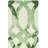Amekia Hand Tufted Wool/Cotton Geometric Rug in Green/Ivory-23562898