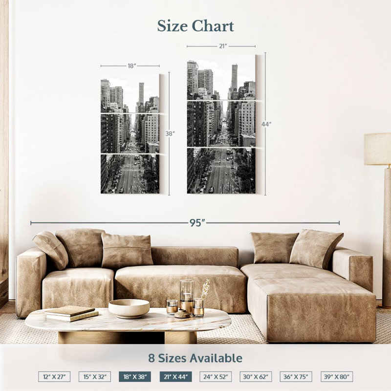 Manhattan Viewpoint, 38" H x 18" W