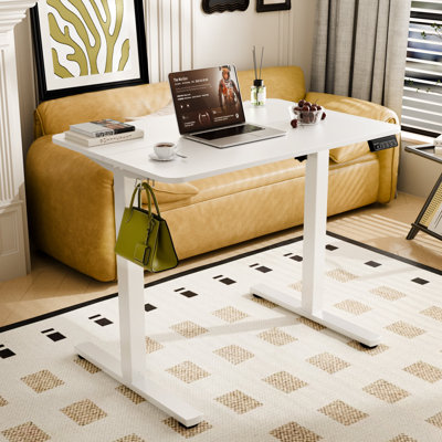 Latitude Run® Electric Standing Desk,Height Adjustable Desk, with Memory Preset for Adult