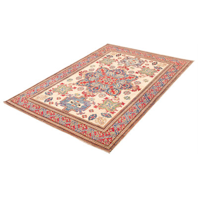 One-of-a-Kind 6'7" X 9'9" New Age Wool Area Rug in