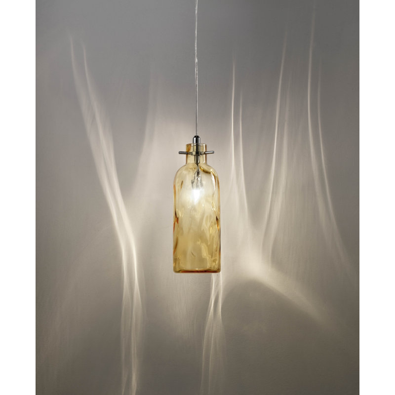 Bossa Nova 1 - Light Jar Pendant, Amber