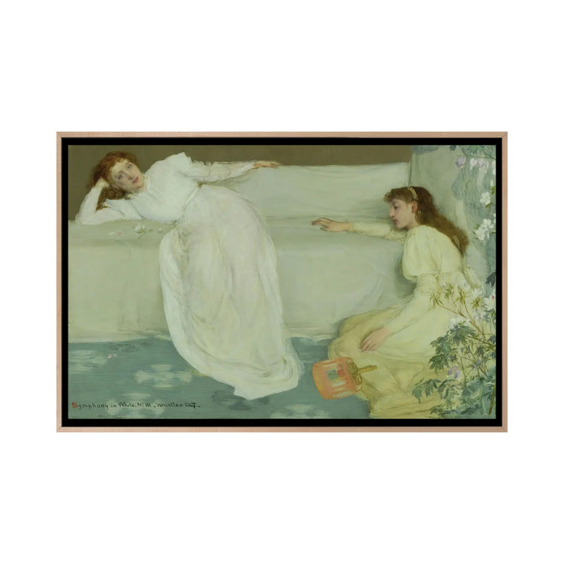 Print, 66.04 cm H x 101.6 cm W x 4.445 cm D, Natural Wood