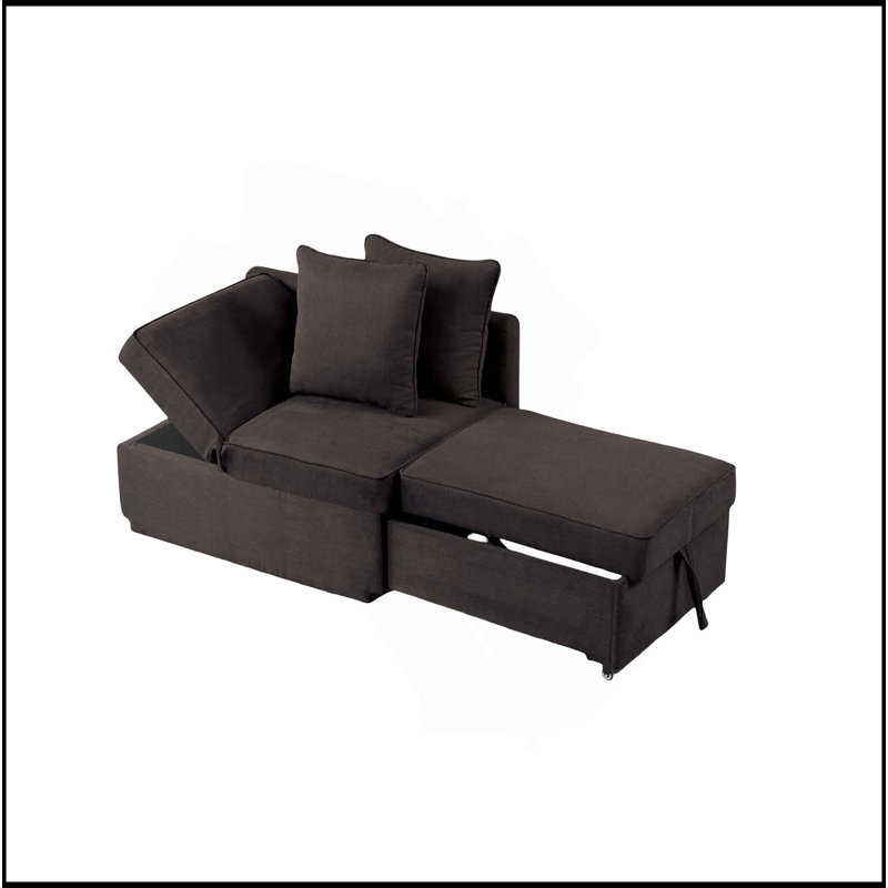 Fauteuil convertible 1pc, Gris