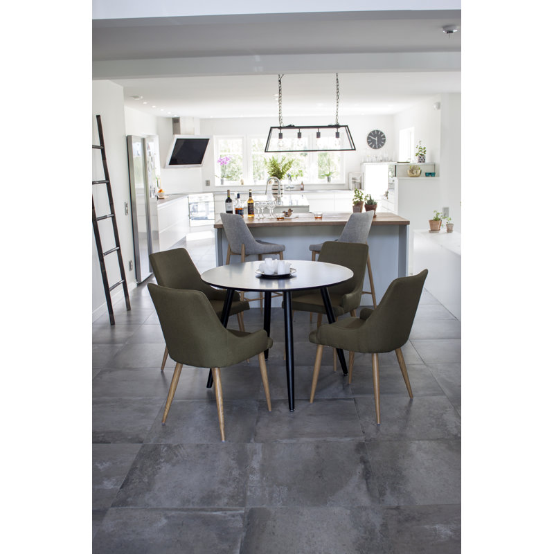 Australe 4 - Person Dining Set, Moss Green/Oak