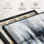 Abstrait «Indigo Harbor Lights»-100704908