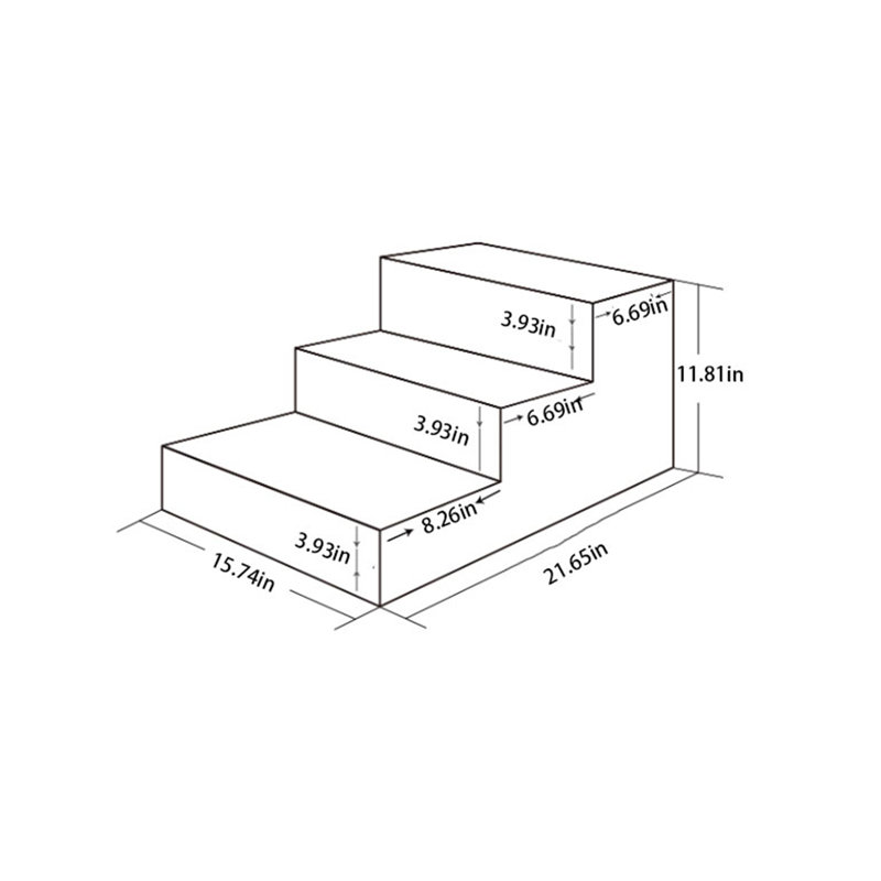 Escalier princesse pour animaux