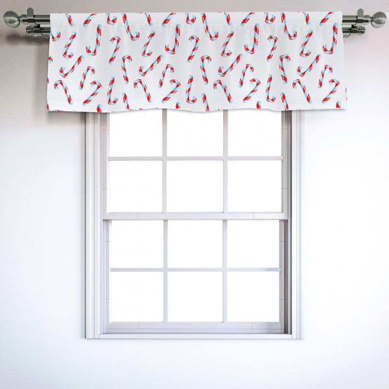 Sateen Ruffled Window Valance
