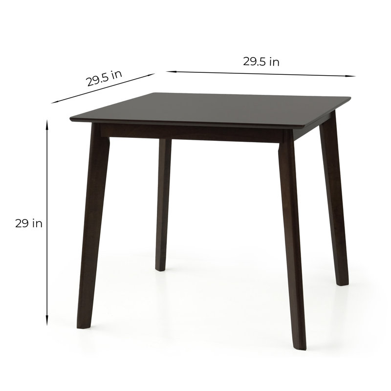 Four Leg Dining Set, Espresso