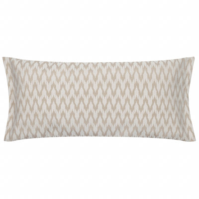 Hutton Down Blend Beige Rectangular Throw Cushion