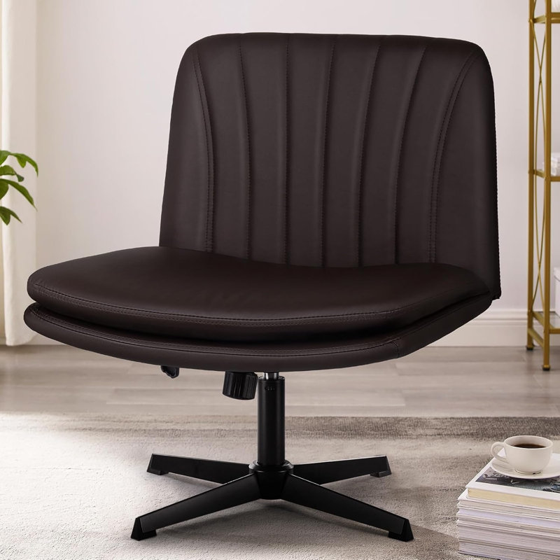 Fauteuil de bureau Kiawna Criss, Brun