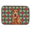 Tapis de séchage Irish Terrier Christmas PoinsettIas