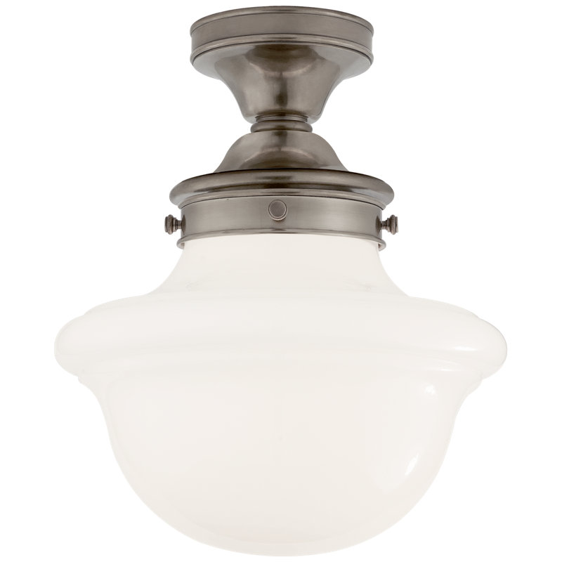 Chapman & Myers Edmond Flush Mount, Antique Nickel