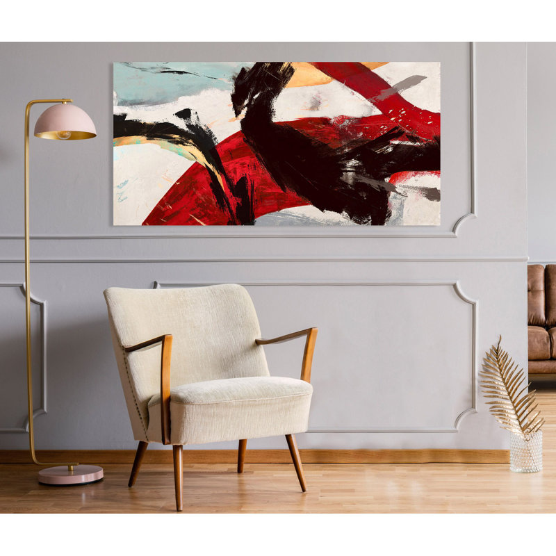 Ride The Tiger by Jim Stone - Wrapped Canvas Painting, 35cm H x 70cm W x 4cm D