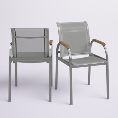 Ione Teak Premium All-Weather Wicker Outdoor Dining Armchair