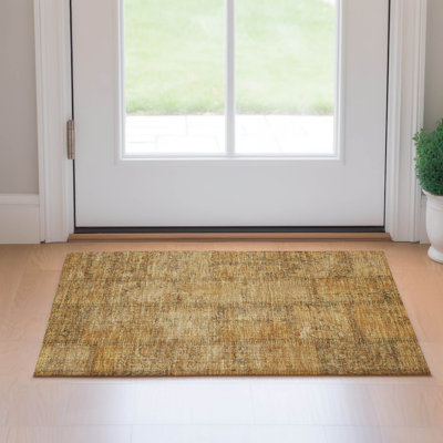 Premium Machine Washable Prisco Copper Rug