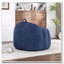 Grand fauteuil à billes en velours côtelé avec accoudoirs Comfy-90908164