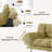  Perdue 67" Corduroy Convertible Futon Sofa Bed With Adjustable Backrest & Armrests, Metal Legs For Small Apartment-712411565