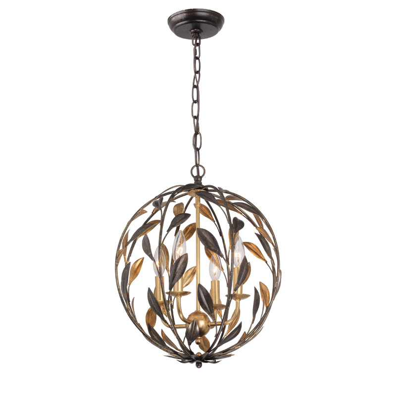 Daphyne 4 - Light Bronze Sphere Pendant