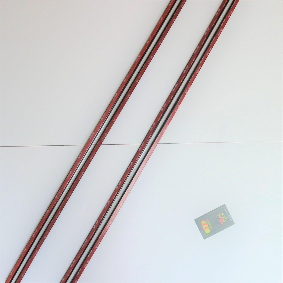 Black 950mm Acrylic Flexible Hinges - No Glue Required Low Profile Plexiglass, Continuous Acrylic Piano Hinges