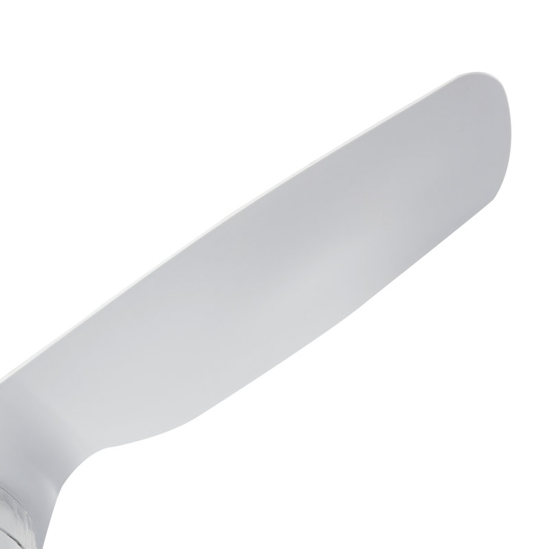 Ventilateur de plafond à DEL 56 po à 3 pales avec télécommande et ensemble d'éclairage inclus , Blanc