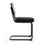 Chaise d'appoint en tissu à dossier bas-93022004
