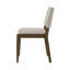 Chaises de salle à manger modernes en tissu avec dossier enveloppé confortable