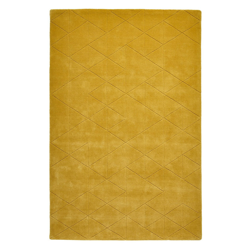 Ladale area rug Hand Tufted Rectangle Ochre, Rectangle 120 x 170cm