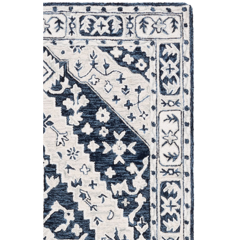 Metro 474 Hand Tufted 80% Wool; 20% Cotton Oriental Rug, Square 6'