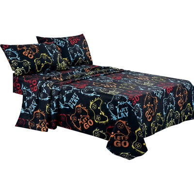 Fun Kids Teens Microfiber Sheet Set