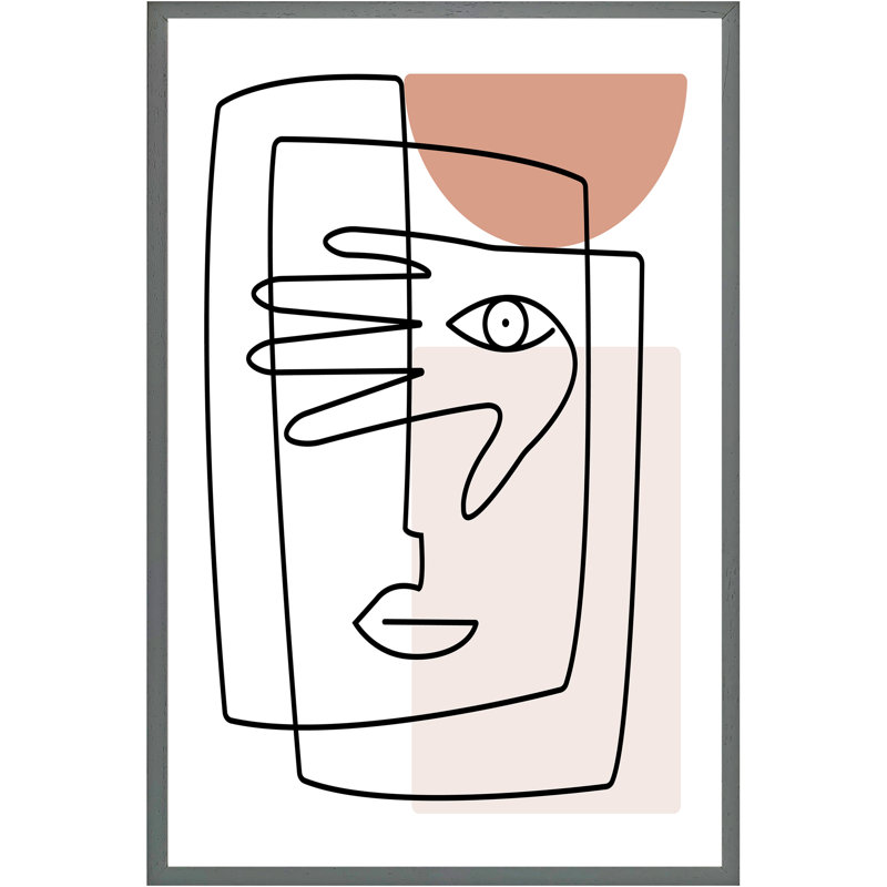 Astling Single Picture Frame Print, 114cm H x 76cm W x 4cm D, Grey Framed
