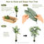 Palmier artificiel, grande plante tropicale résistante aux rayons UV pour la maison et le patio-758798145