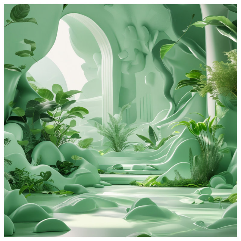 Coussins décoratifs Lush Greenery, 16 x 16 pouces
