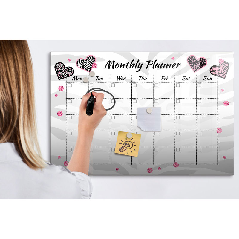 Magnetic Glass Dry Erase Board