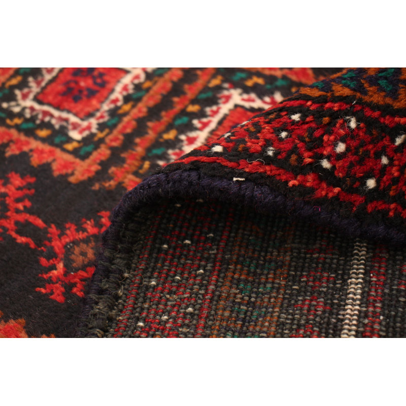 Tapis décoratif en laine de conception unique noué à la main New Age 3 pi 5 po x 5 pi 5 po Bethune
