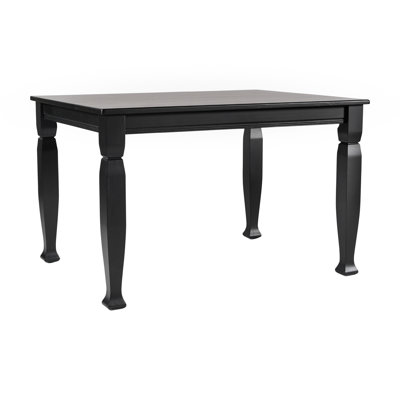 Solid Wood Commercial Grade Dining Table with Turned Legs