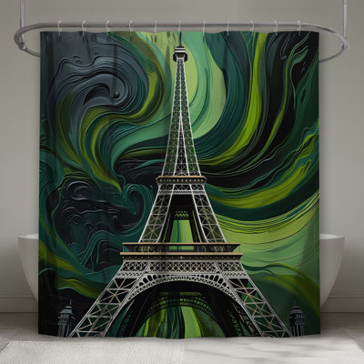 Rideau de douche Tour Eiffel - Architecture contemporaine
