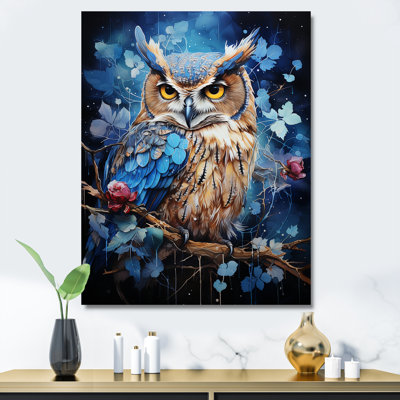 Chouettes bleues au clair de lune I