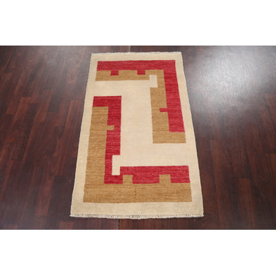 Tapis oriental Giada Gabbeh Kashkoli noué à la main 3 x 4