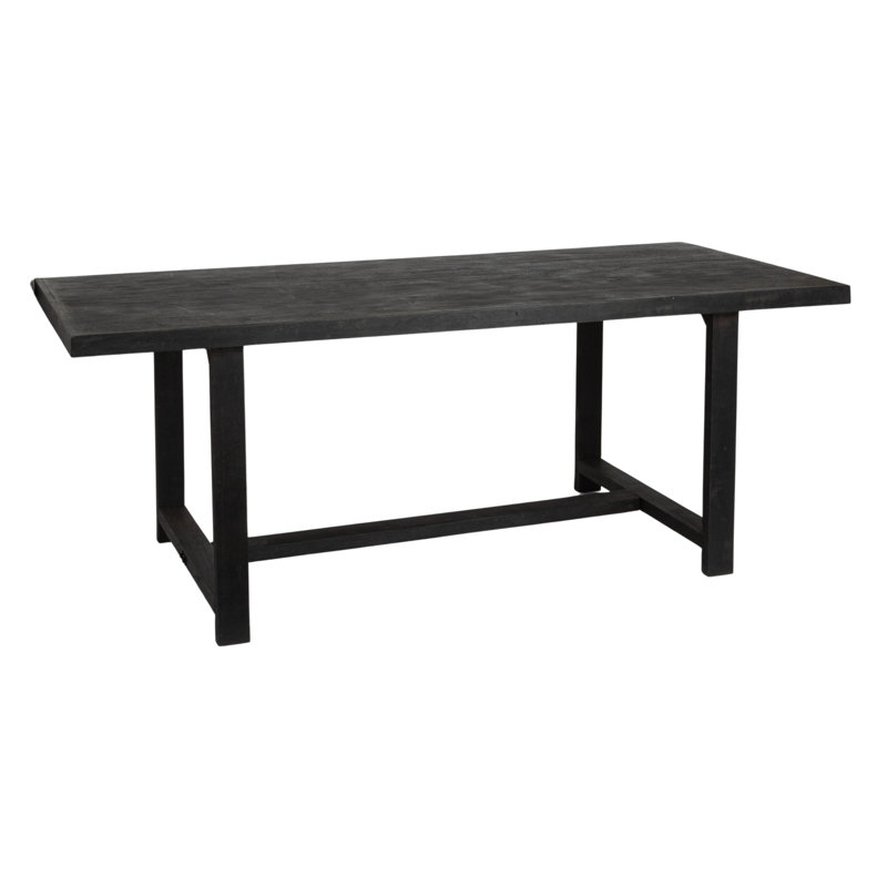 Table de salle à manger élégante Blakely, Noir, noir, noir, noir
