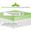Collection Herbal Fusion, matelas en mousse viscoélastique infusée de thé vert, blanc.-536066925-536066923